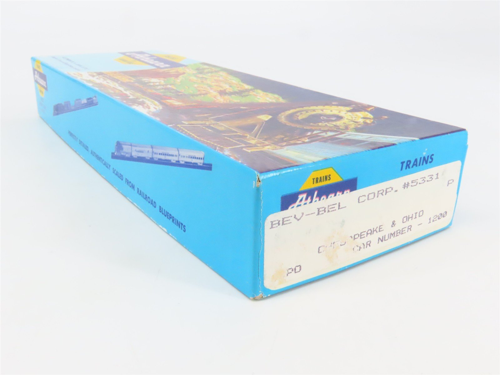 HO Scale Athearn Bev-Bel Kit 5331 C&O Chesapeake & Ohio RPO Passenger Car #1200