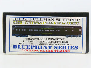 HO Branchline Blueprint Kit 5352 C&O George Washington 12-1 Sleeper Passenger