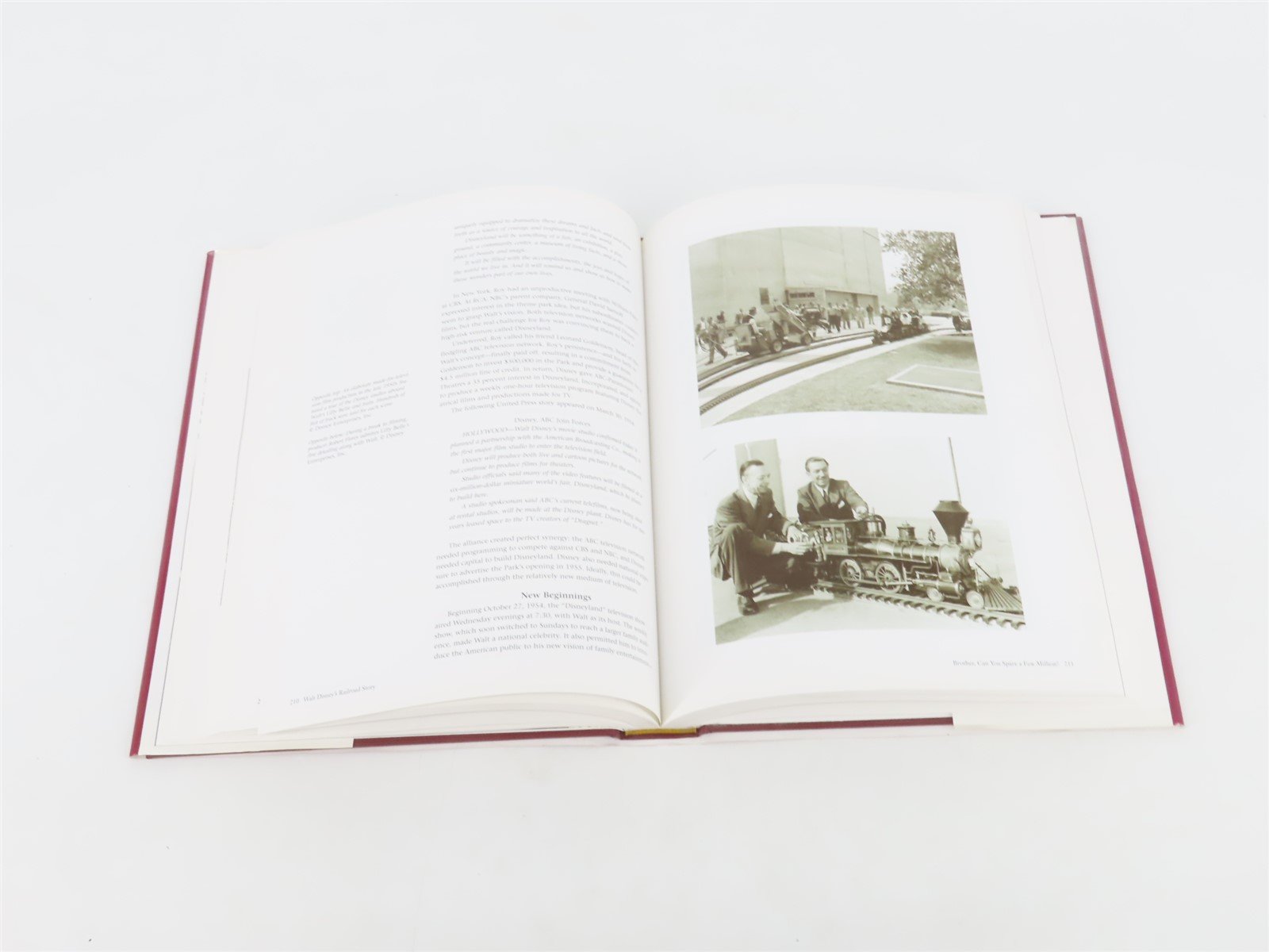 Walt Disney's Railroad Story by Michael Broggie Â©1997 Hardcover Book