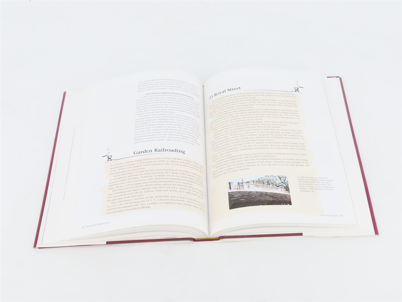 Walt Disney's Railroad Story by Michael Broggie Â©1997 Hardcover Book