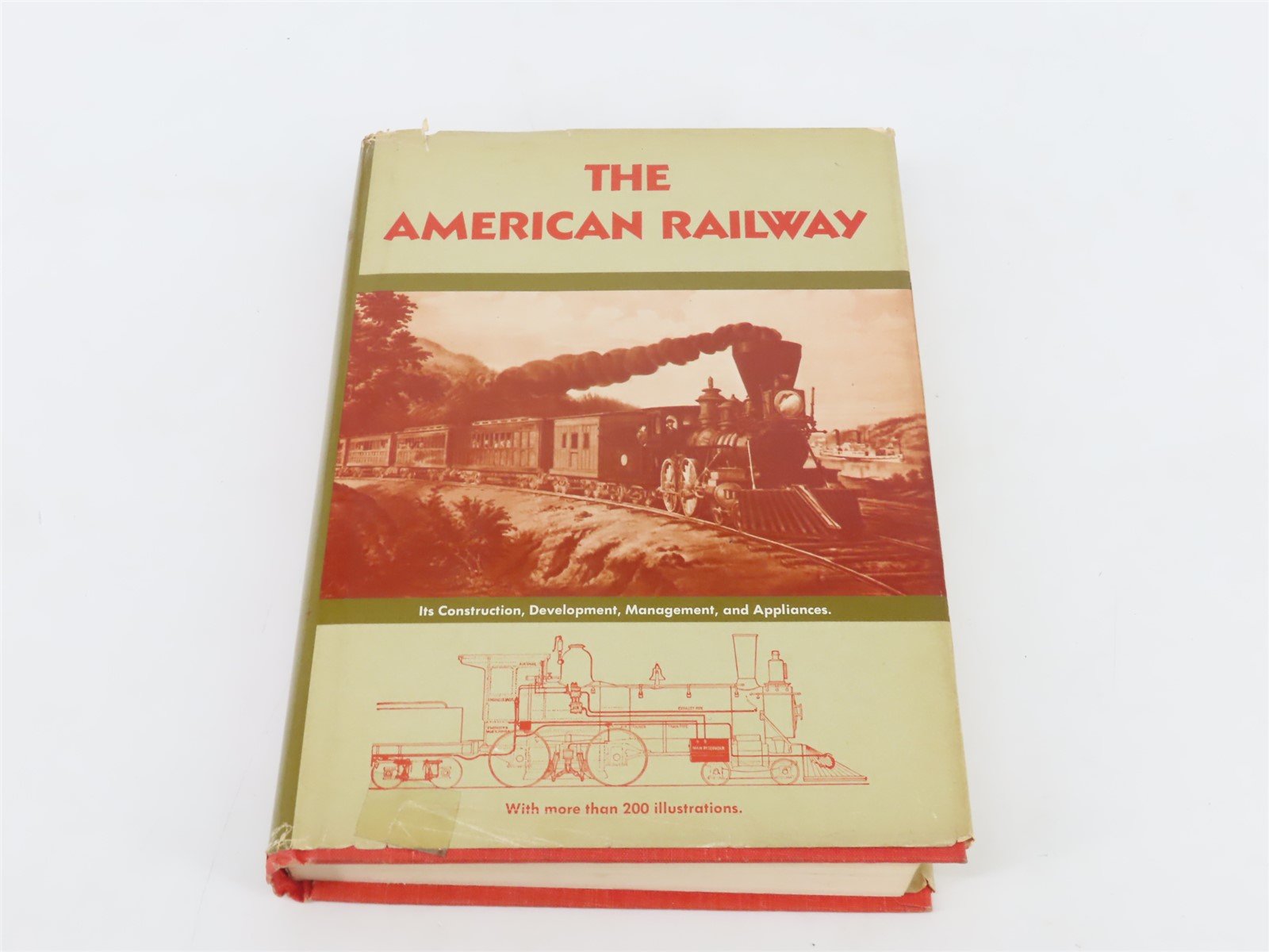 The American Railway by Thomas Curtis Clarke & More Â©1976 Hardcover Book