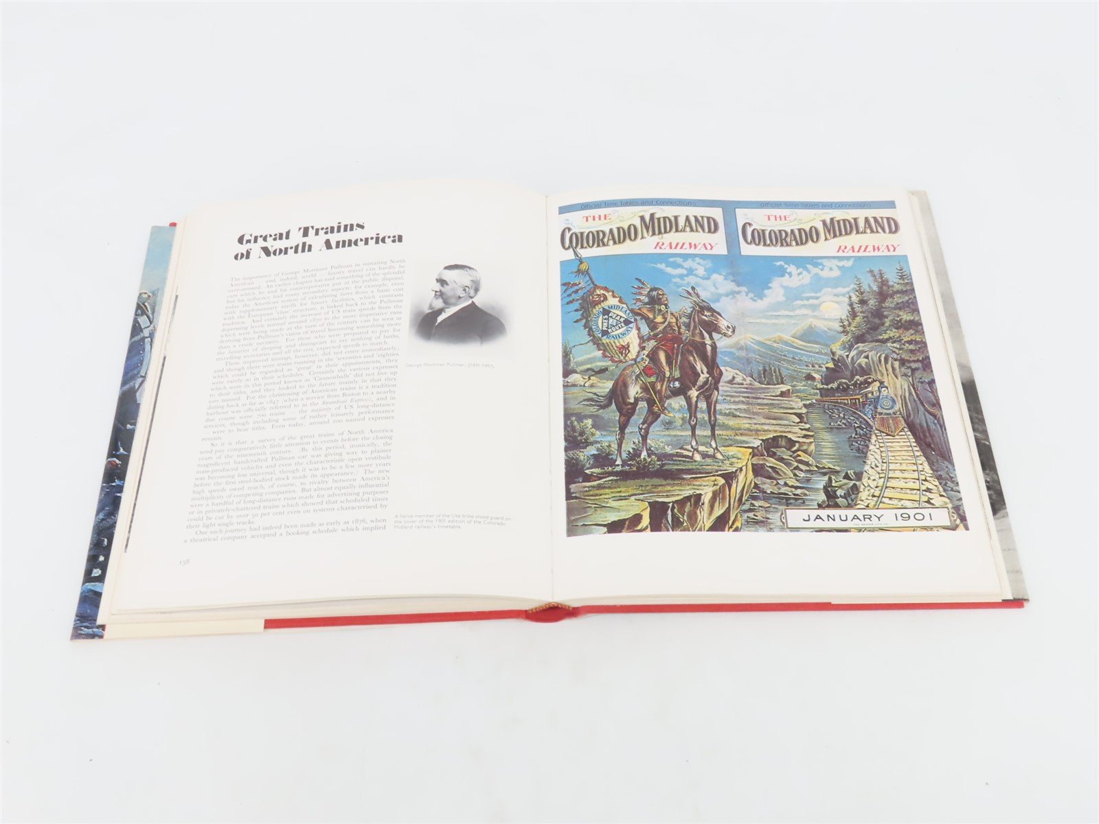 The Great Trains by Edita Lausanne Â©1973 Hardcover Book