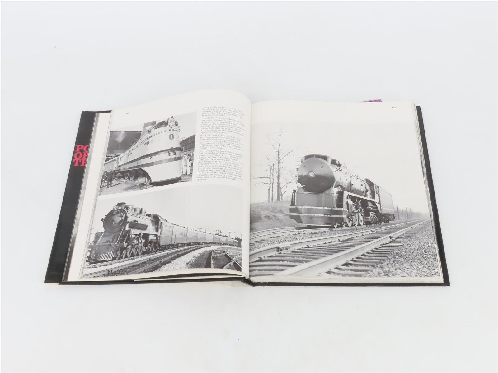 Portrait of the Rails: From Steam to Diesel by Don Ball, Jr Â©1972 Hardcover Book