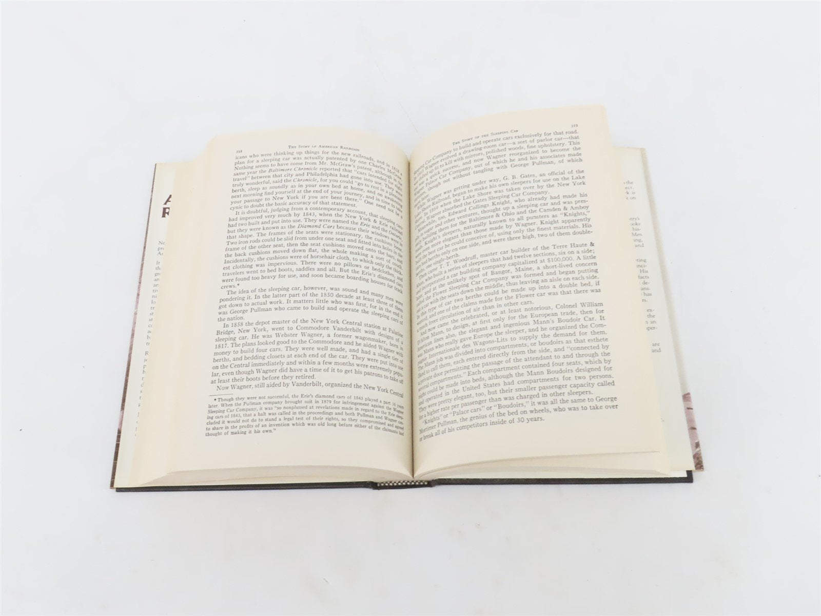 The Story of American Railroads by Stewart H. Holbrook Â©1947 Hardcover Book