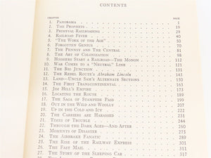 The Story of American Railroads by Stewart H. Holbrook Â©1947 Hardcover Book