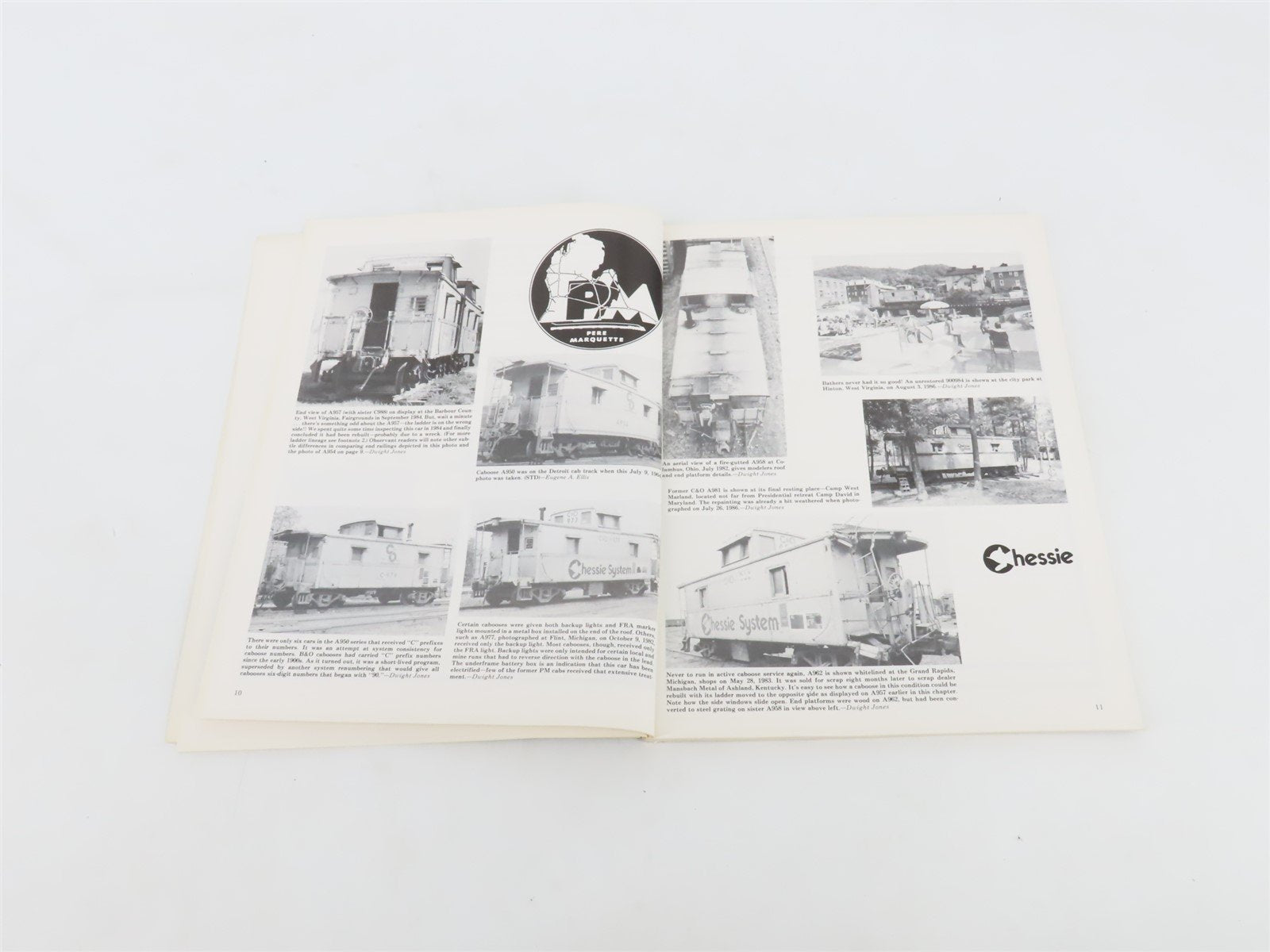 Steel Cabooses of the Chesapeake & Ohio 1937-1987 by Dwight Jones Â©1987 SC Book