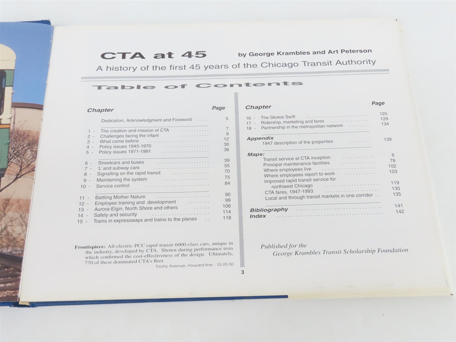 CTA at 45 by George Krambles & Arthur H. Peterson Â©1993 Hardcover Book