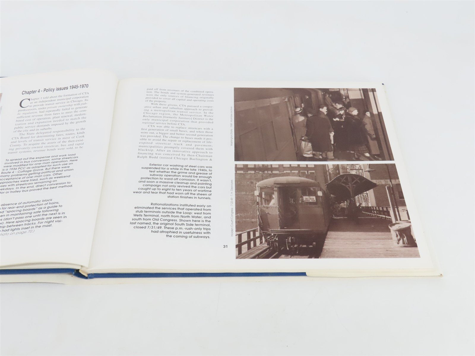 CTA at 45 by George Krambles & Arthur H. Peterson Â©1993 Hardcover Book