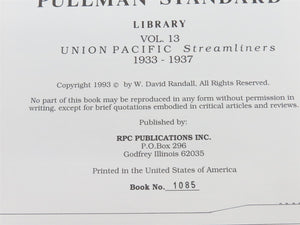 The Official Pullman-Standard Library Vol. 13 by Randall & Anderson Â©1993 HC Bk