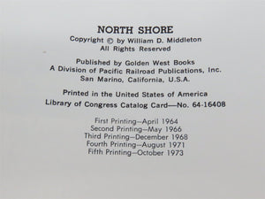 North Shore: America's Fastest Interurban by Middleton Â©1973 Reprint HC Book