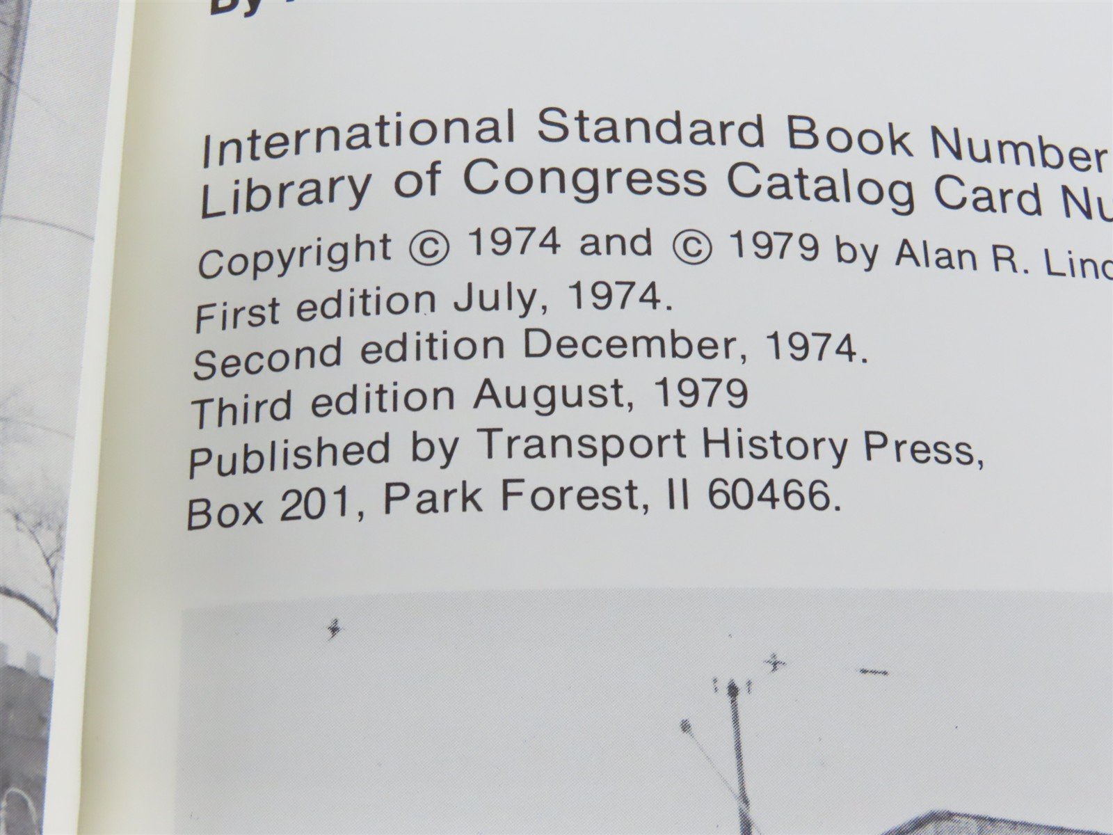 Chicago Surface Lines by Alan R. Lind Â©1979 3rd Edition HC Book