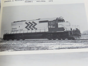 General Motors Phenomenal SD40 Series Diesel-Electric Locomotives Â©1980 SC Book
