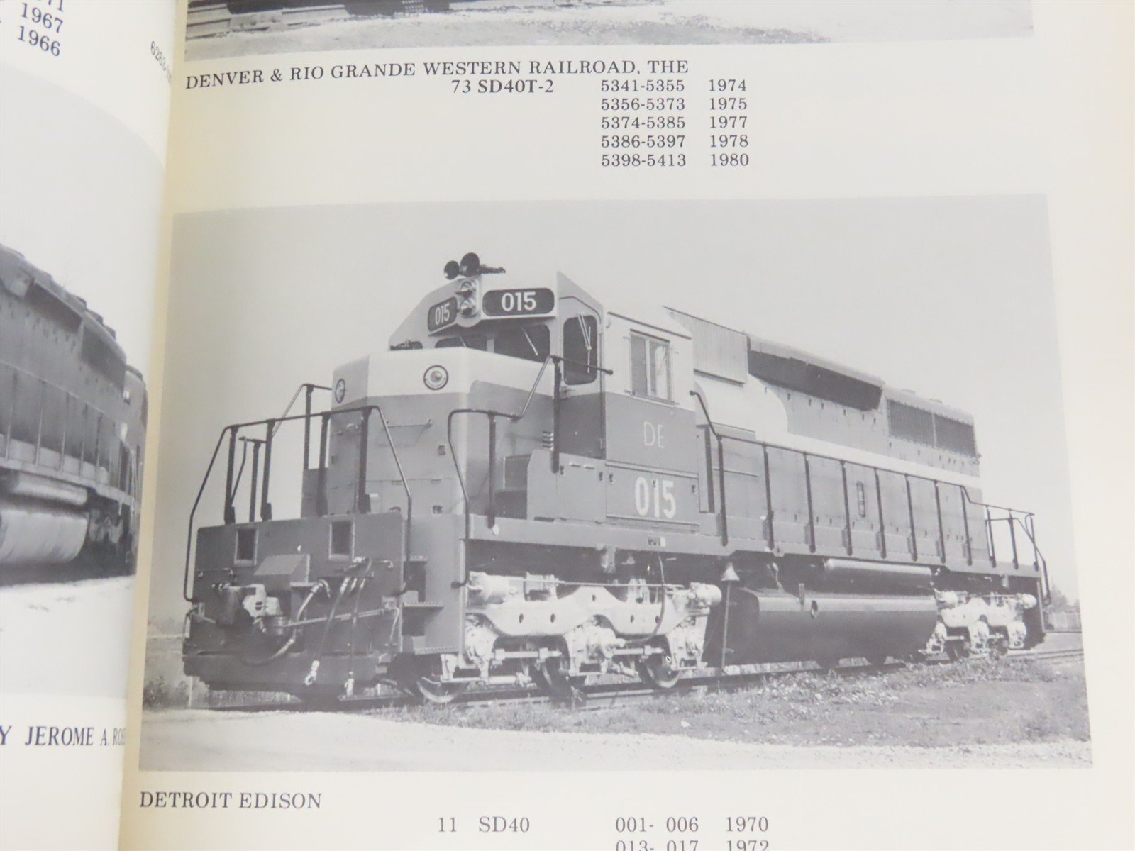 General Motors Phenomenal SD40 Series Diesel-Electric Locomotives Â©1980 SC Book