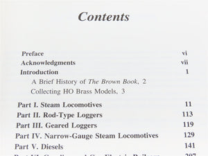 The Brown Book of Brass Locomotives by John Glaab Â©1994 3rd Edition SC Book