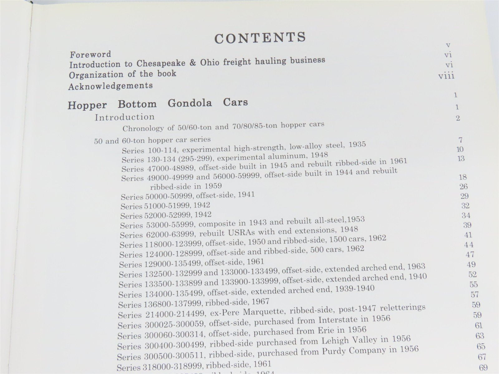 C&O Freight Cars 1937-1965 Vol. 1: Hopper & Gondola Cars by Kresse Â©1996 HC Book