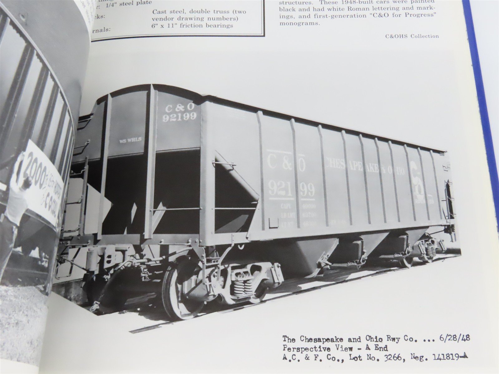C&O Freight Cars 1937-1965 Vol. 1: Hopper & Gondola Cars by Kresse Â©1996 HC Book