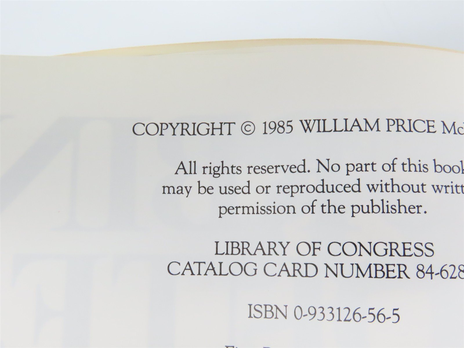 The Durbin Route by William Price McNeel Â©1985 SC Book
