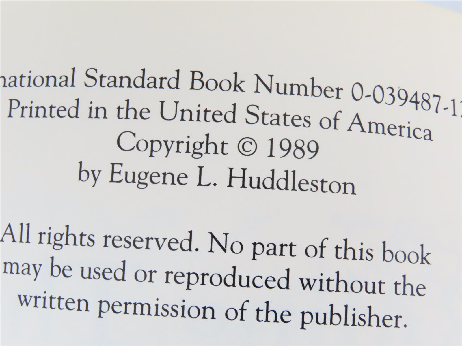 Riding That New River Train by Eugene L. Huddleston Â©1989 SC Book