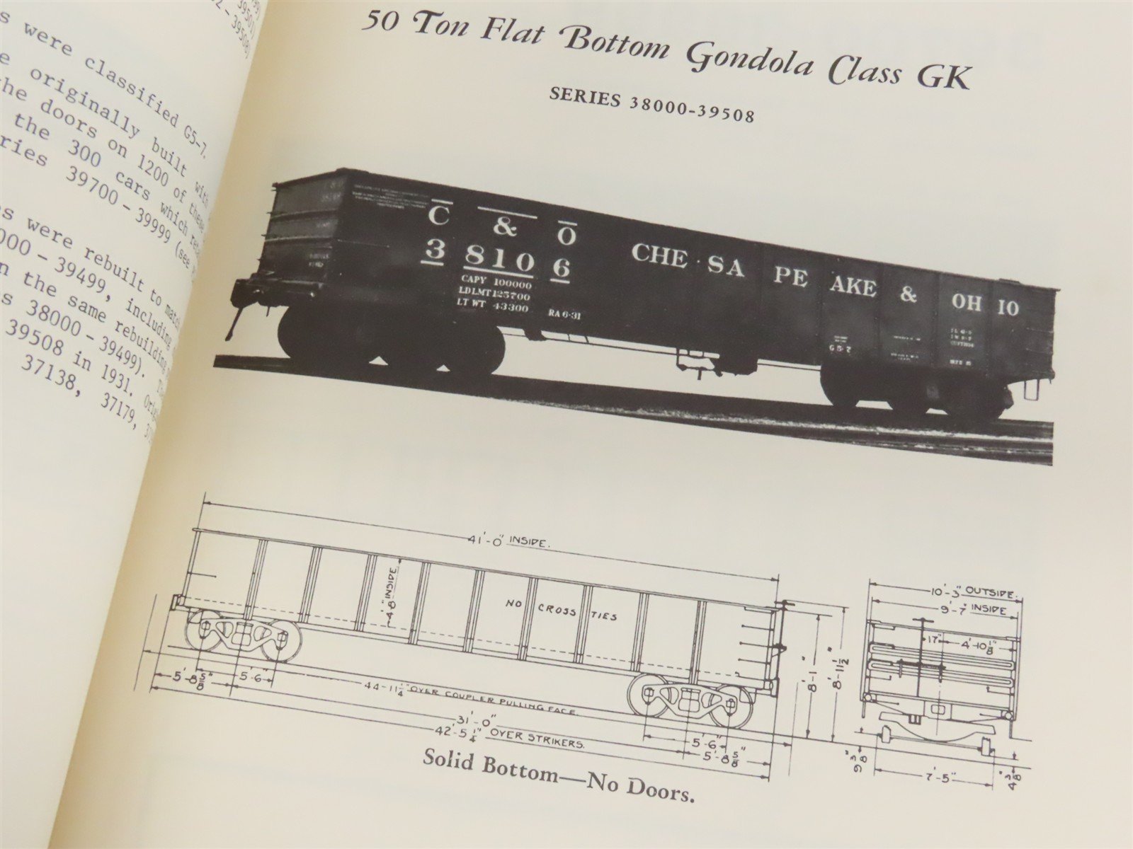 Freight Car Equipment of the Chesapeake & Ohio Railway in 1937 Â©1980 SC Book