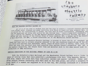 An Interurban Goes Modern & Other Early CERA Bulletins 20-34 Â©1977 SC Booklet