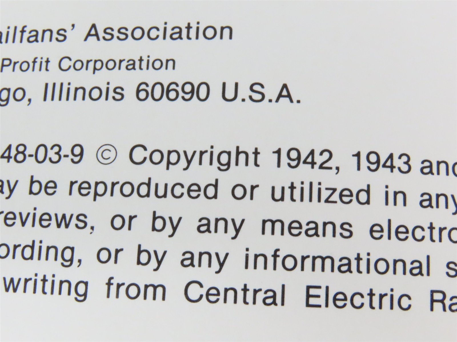 Modernization of Car 13 & Other Early CERA Bulletins 35-45 Â©1984 SC Booklet