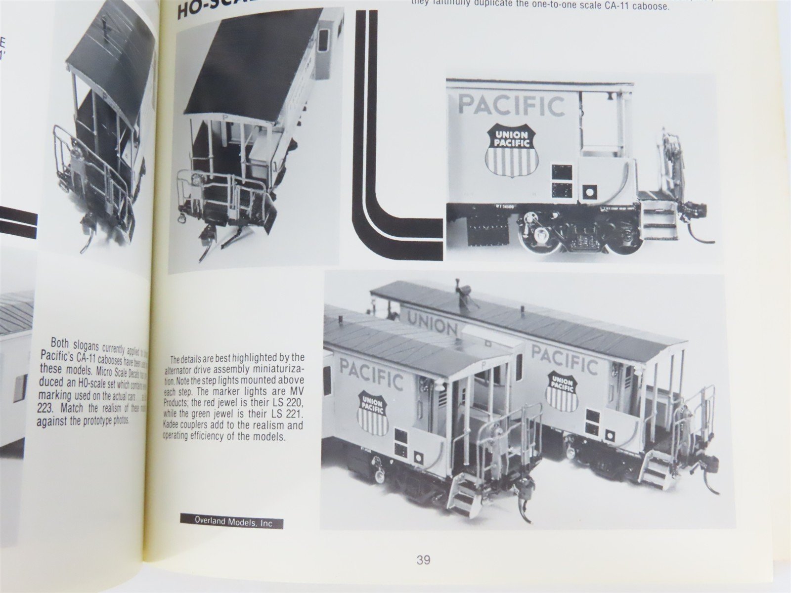Union Pacific CA-11 Cabooses by George R. Cockle Â©1979 SC Booklet