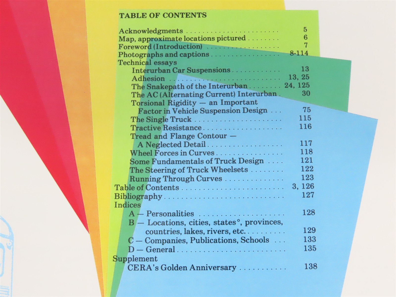 A Rainbow of Traction - CERA Bulletin 126 Â©1988 HC Book