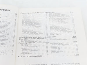Route of the Electroliners - CERA Bulletin 107 Â©1975 HC Book