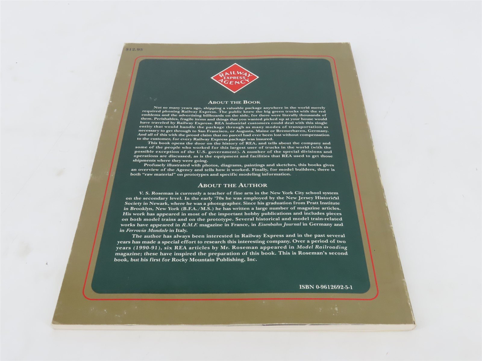 Model Railroading's Guide to Railway Express Agency by Roseman Â©1992 SC Book