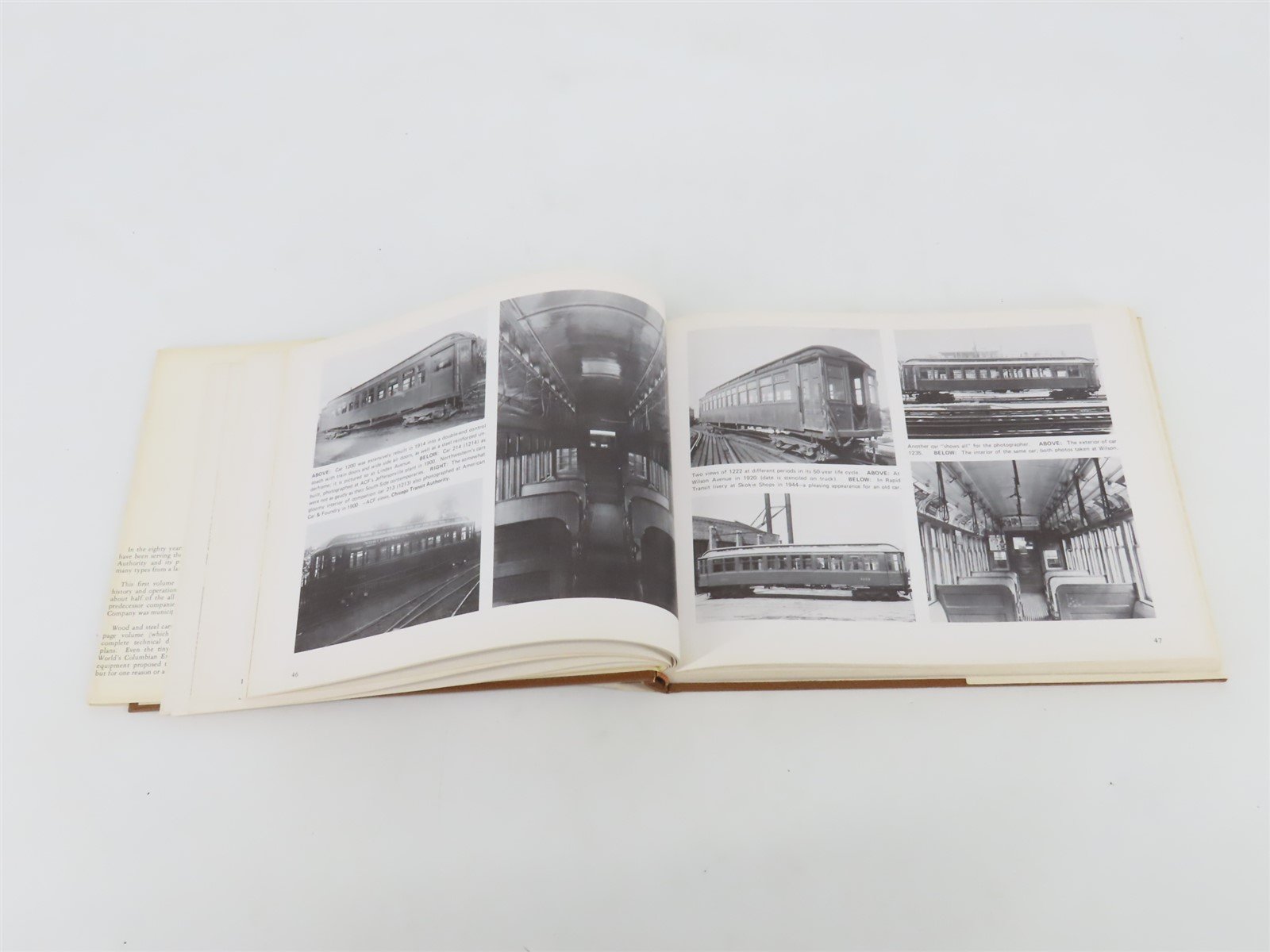 Chicago's Rapid Transit Vol. 1: Rolling Stock / 1892-1947 Â©1973 HC Book