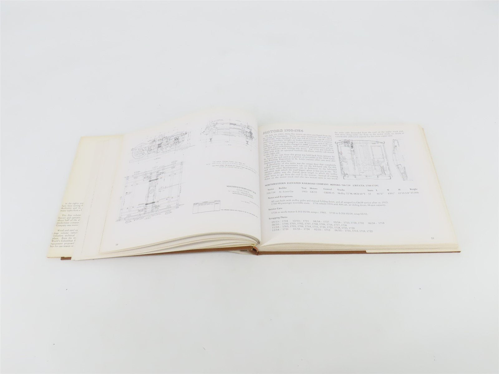 Chicago's Rapid Transit Vol. 1: Rolling Stock / 1892-1947 Â©1973 HC Book