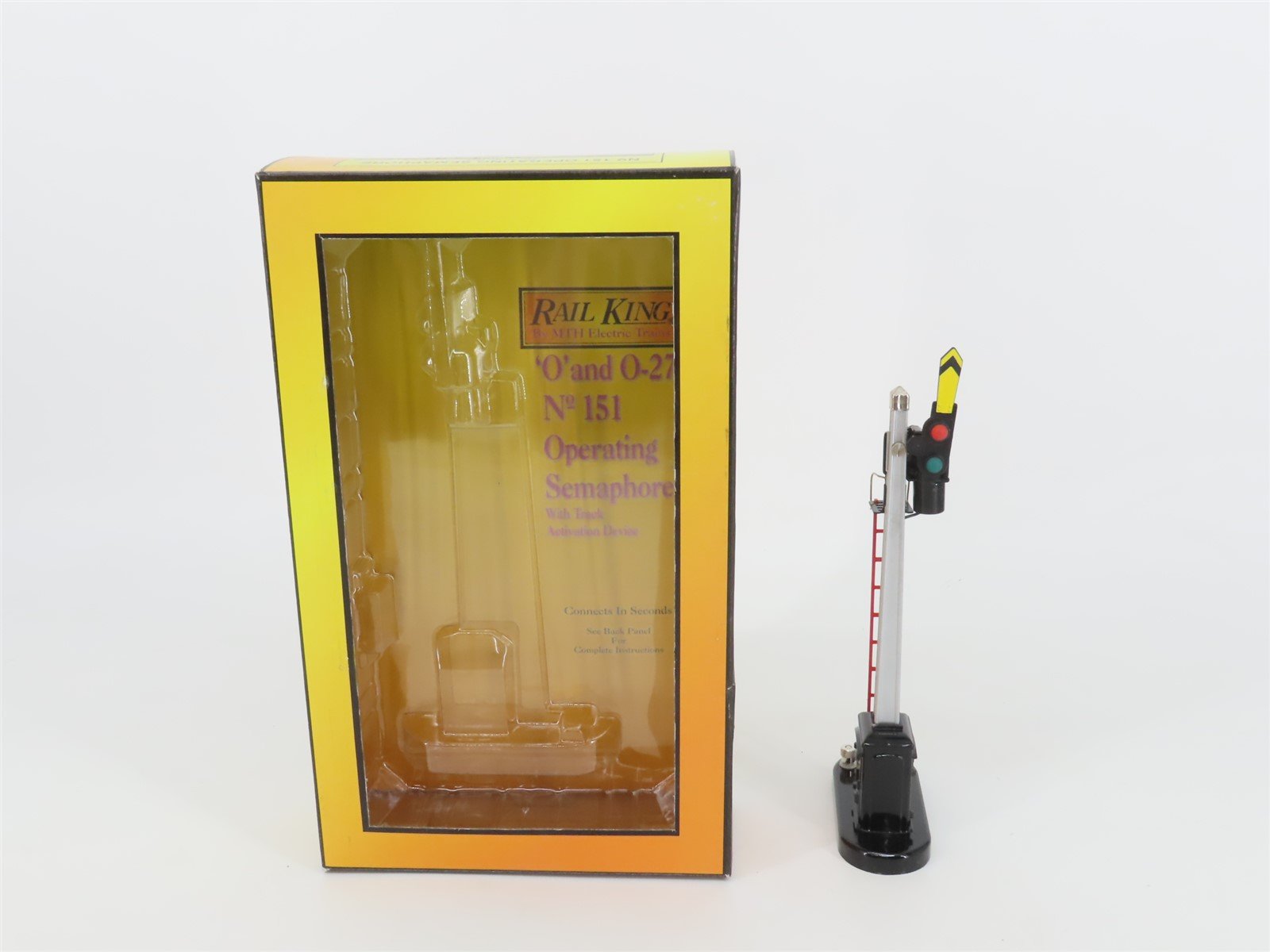 O Scale MTH Rail King 30-1075 #151 Operating Semaphore Signal