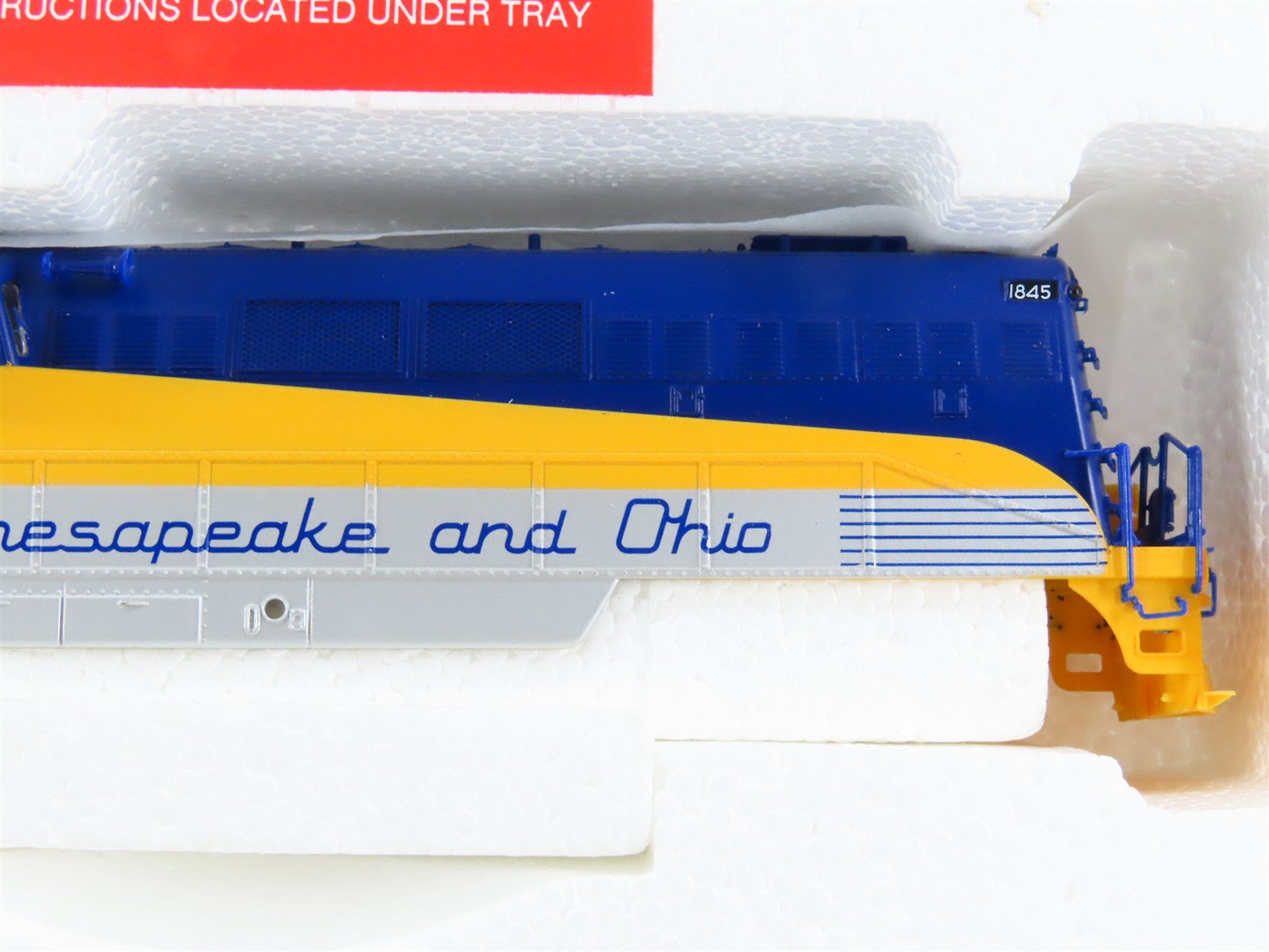 HO Proto 2000 8692 C&O Chesapeake & Ohio EMD BL2 Diesel #1845 - BAD GEARS
