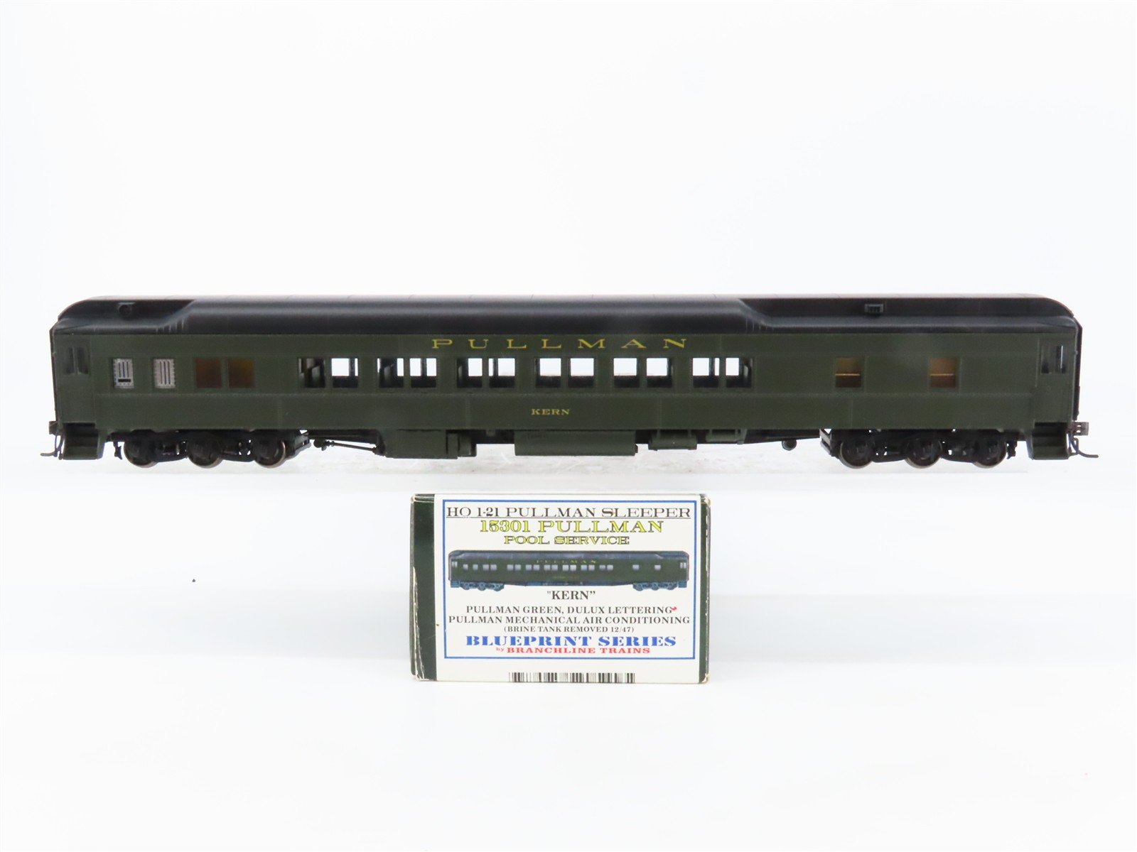 HO Scale Branchline Blueprint 15301 Pullman 1-21 Sleeper Passenger Car "Kern"