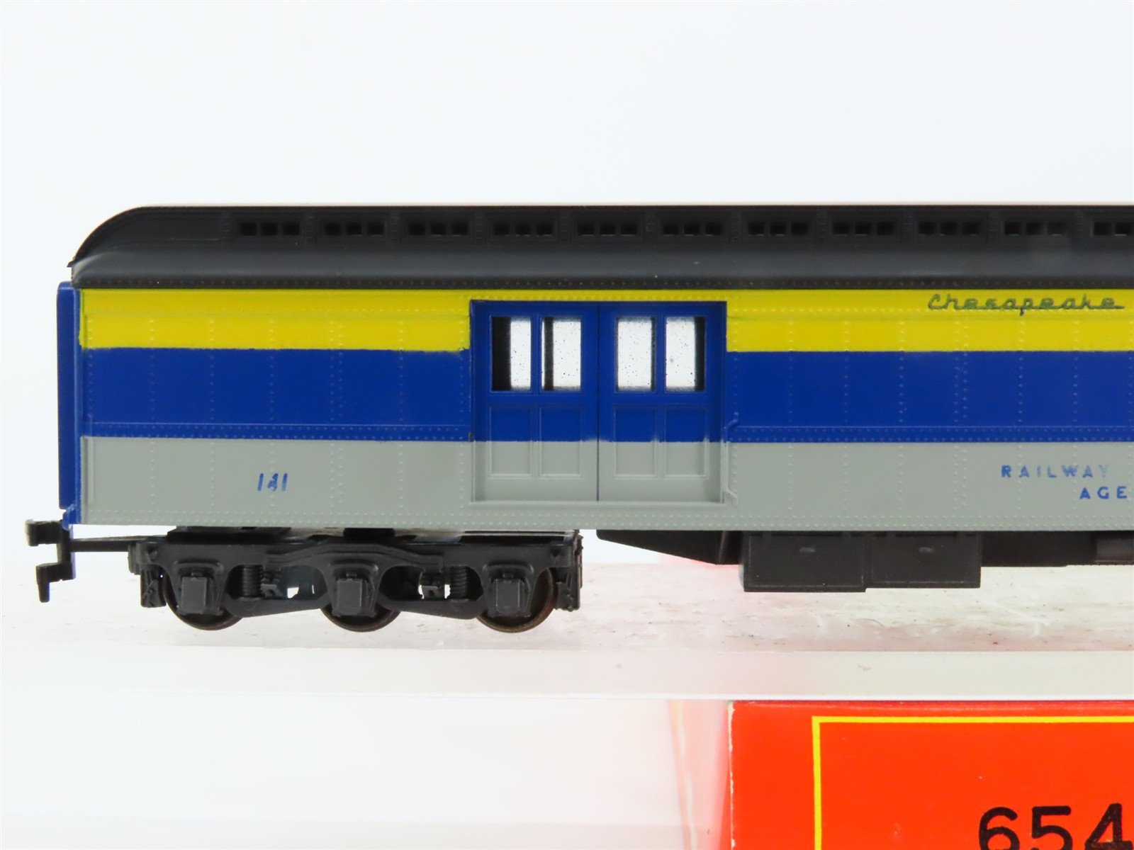 HO Rivarossi Supermodello 6549/0 C&O Chesapeake & Ohio Baggage Passenger #141