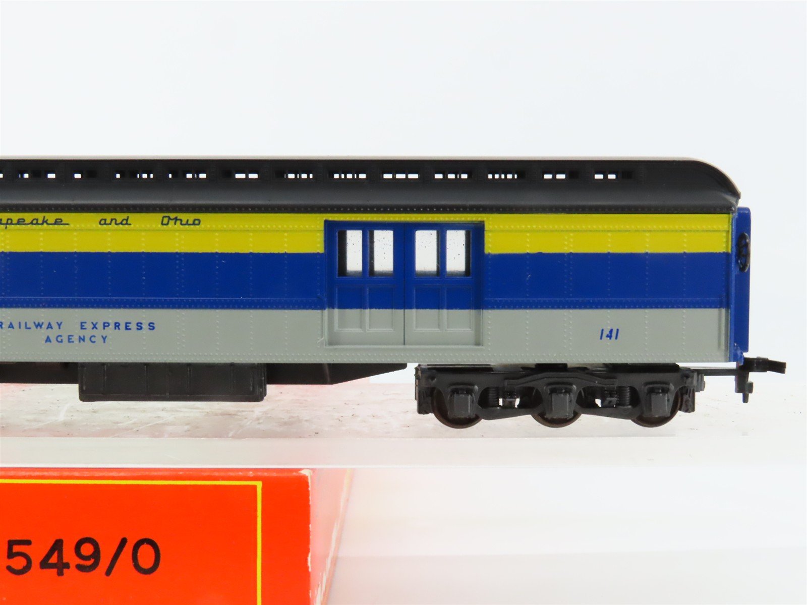 HO Rivarossi Supermodello 6549/0 C&O Chesapeake & Ohio Baggage Passenger #141