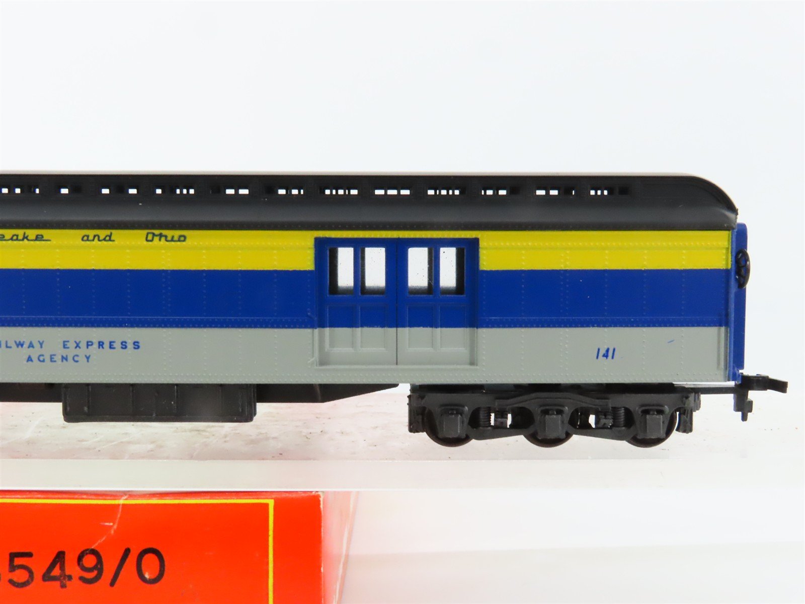HO Rivarossi Supermodello 6549/0 C&O Chesapeake & Ohio Baggage Passenger #141