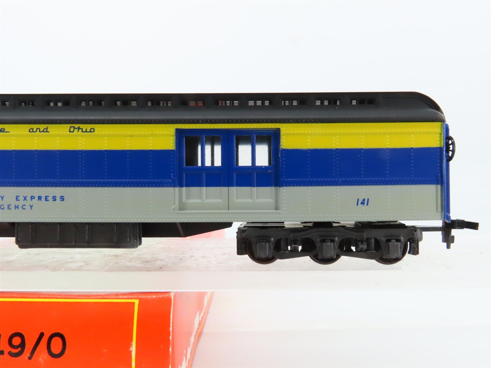 HO Rivarossi Supermodello 6549/0 C&O Chesapeake & Ohio Baggage Passenger #141
