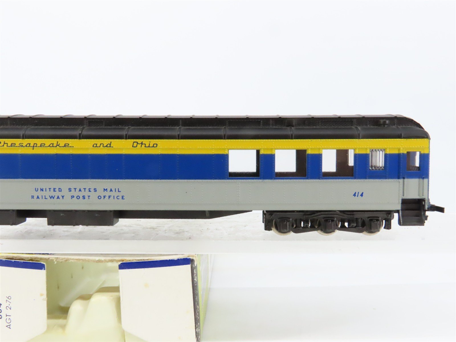 HO Scale AHM/Rivarossi C&O Chesapeake & Ohio RPO/Baggage Passenger #414