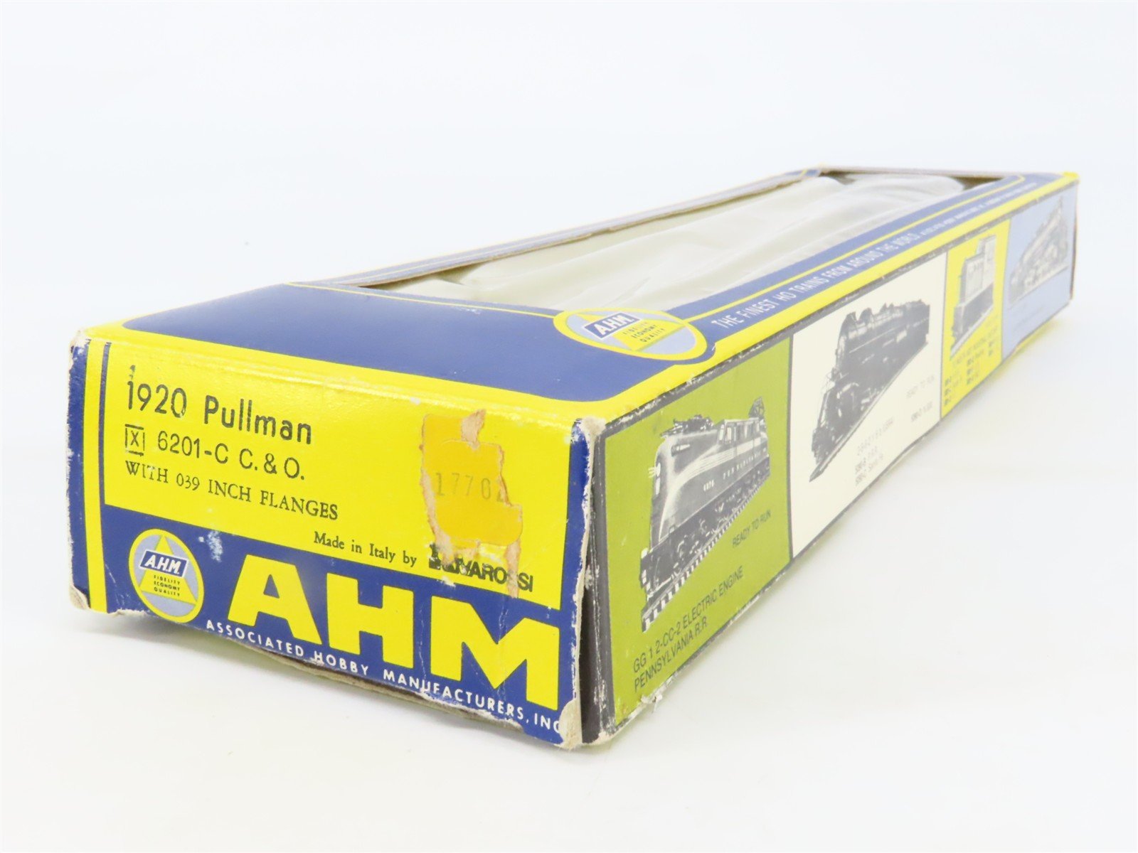HO Scale AHM/Rivarossi 6201-C C&O Chesapeake & Ohio 1920 Pullman Passenger #121