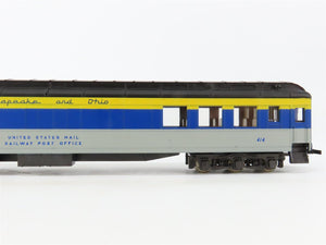 HO Scale AHM/Rivarossi C&O Chesapeake & Ohio RPO/Baggage Passenger #414