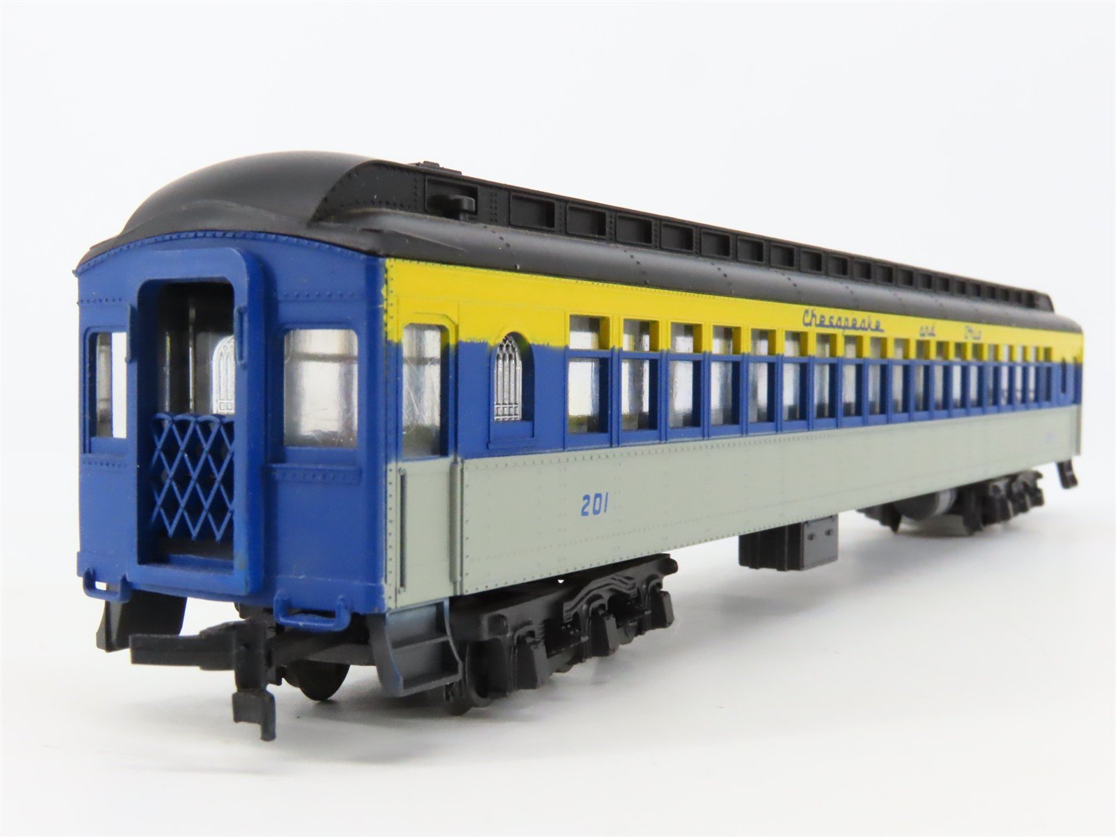 HO Scale AHM/Rivarossi 6205-C C&O Chesapeake & Ohio 1920 Coach Passenger #201