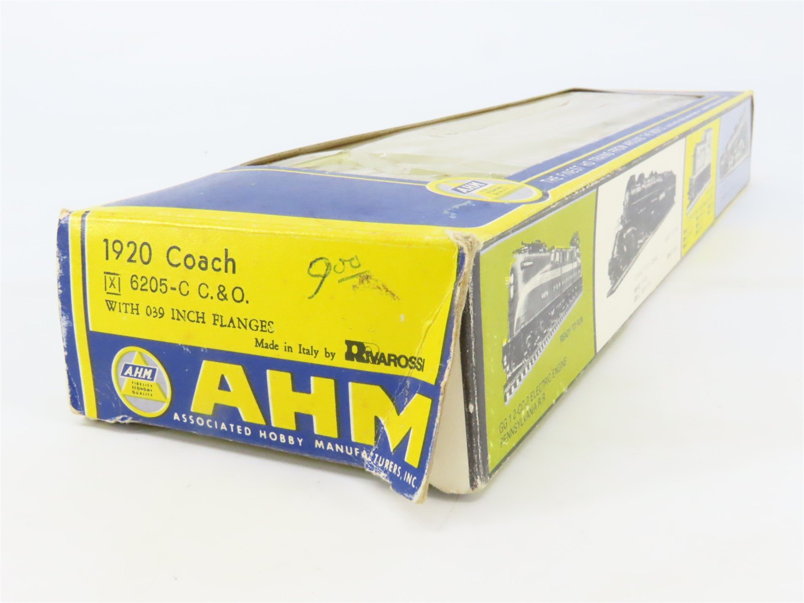 HO Scale AHM/Rivarossi 6205-C C&O Chesapeake & Ohio 1920 Coach Passenger #201