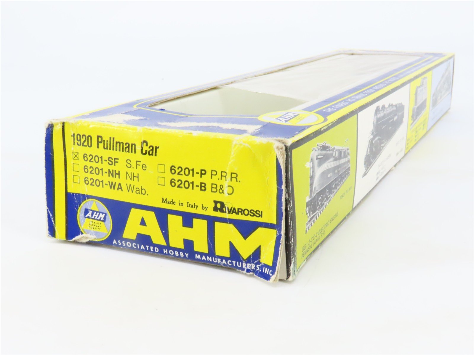 HO Scale AHM/Rivarossi 6201-SF ATSF Santa Fe Pullman Passenger Car 