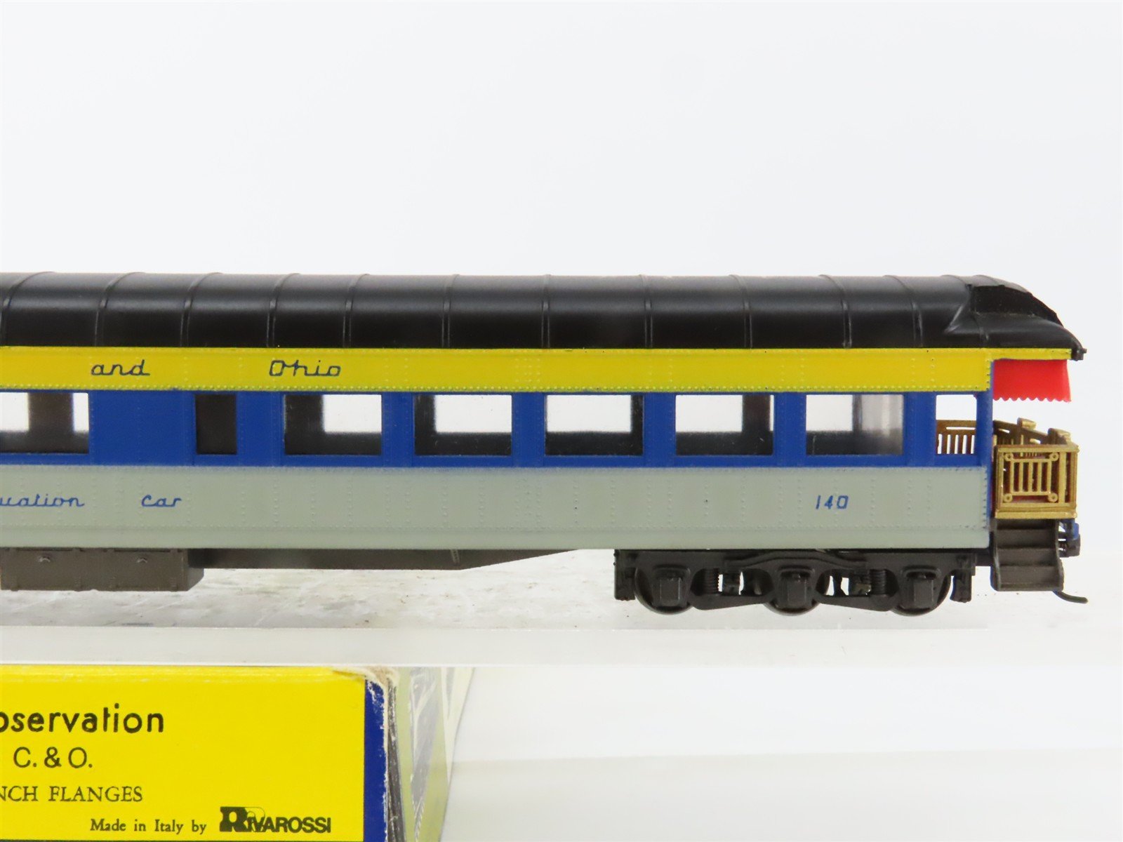 HO AHM/Rivarossi 6202-C C&O Chesapeake & Ohio 1920 Observation Passenger #140