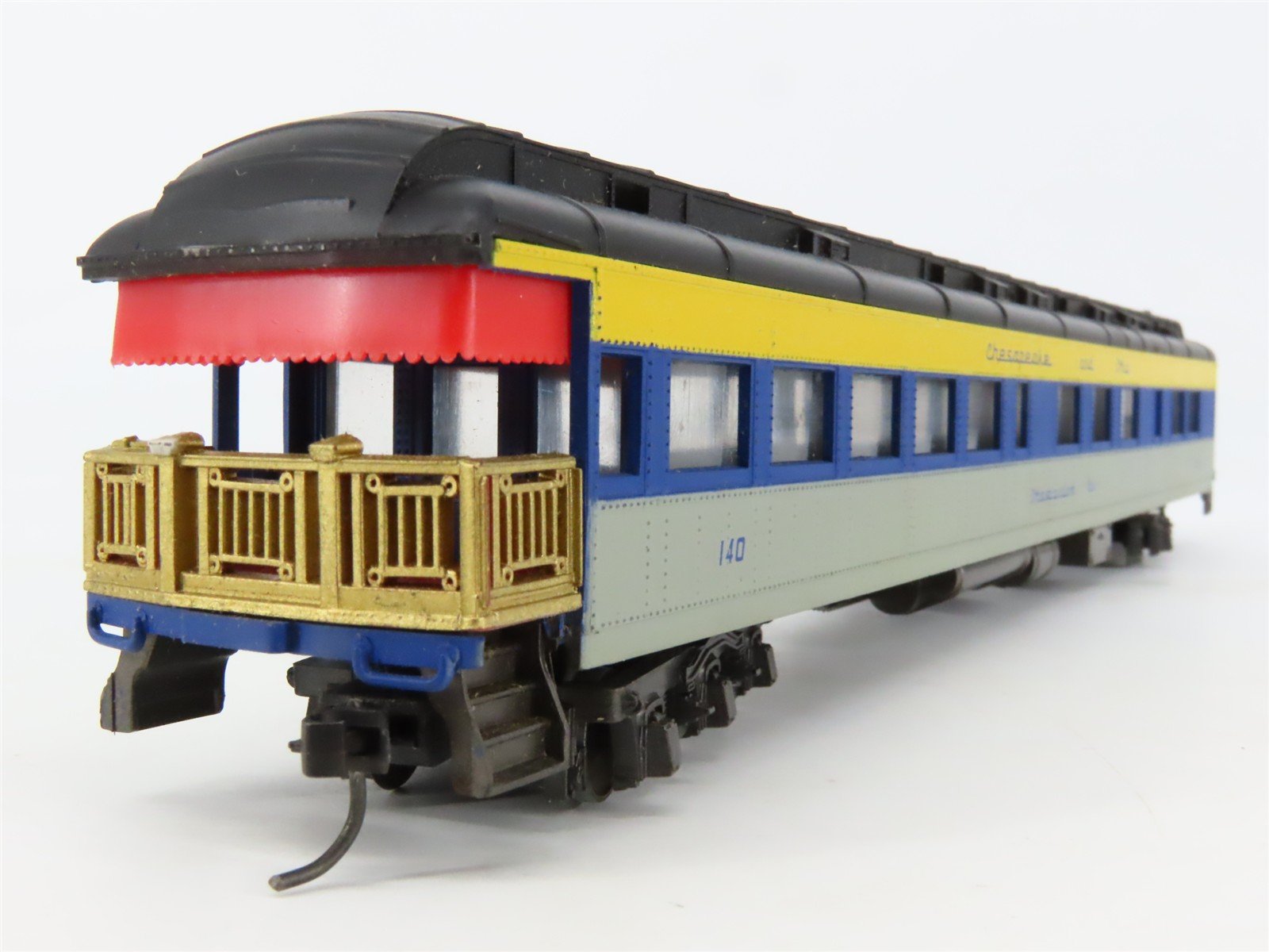 HO AHM/Rivarossi 6202-C C&O Chesapeake & Ohio 1920 Observation Passenger #140