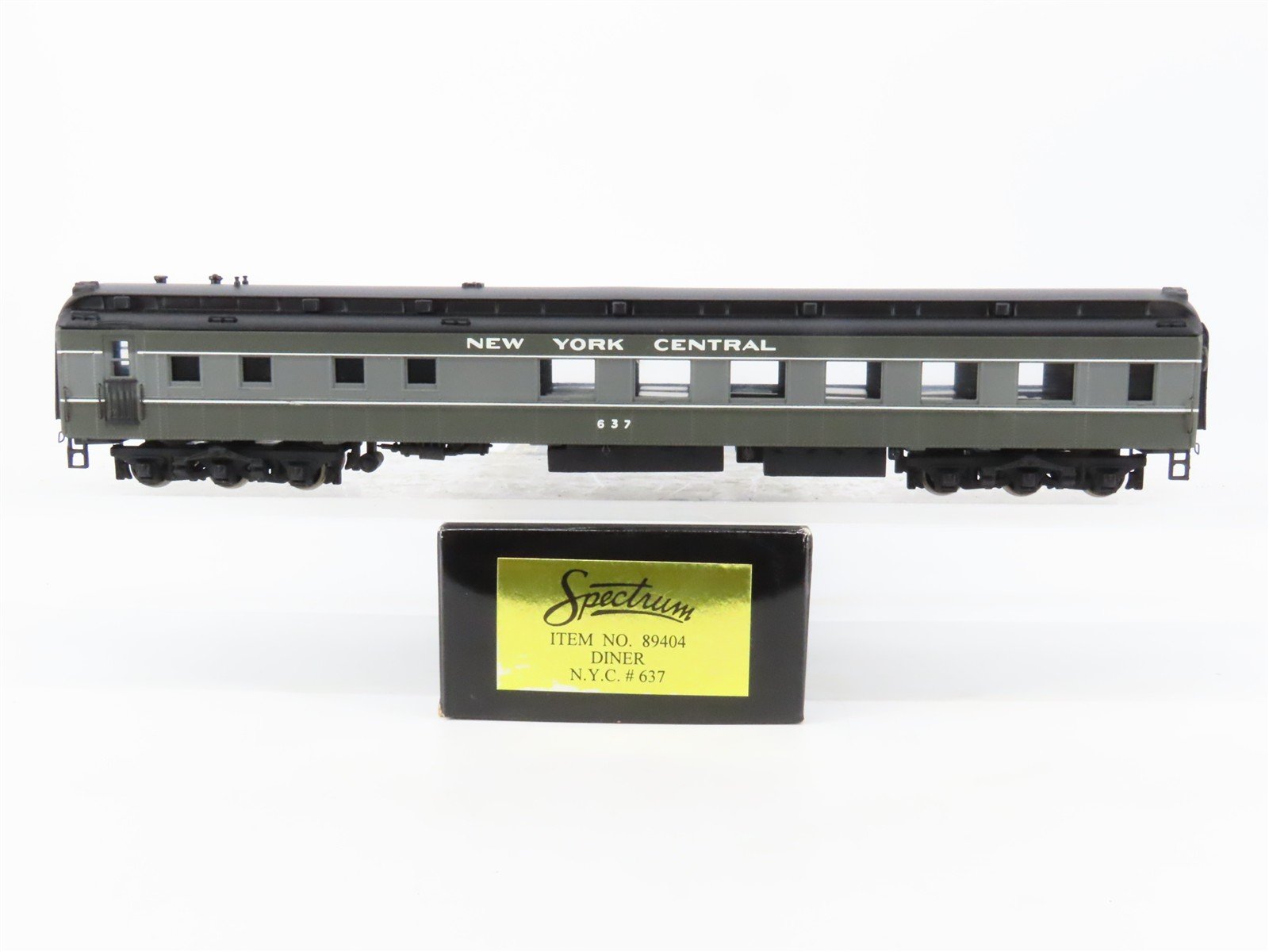 HO Scale Bachmann Spectrum 89404 NYC New York Central Diner Passenger Car #637