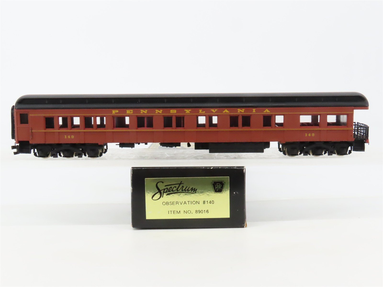 HO Scale Bachmann Spectrum 89016 PRR Pennsylvania Observation Passenger Car #140