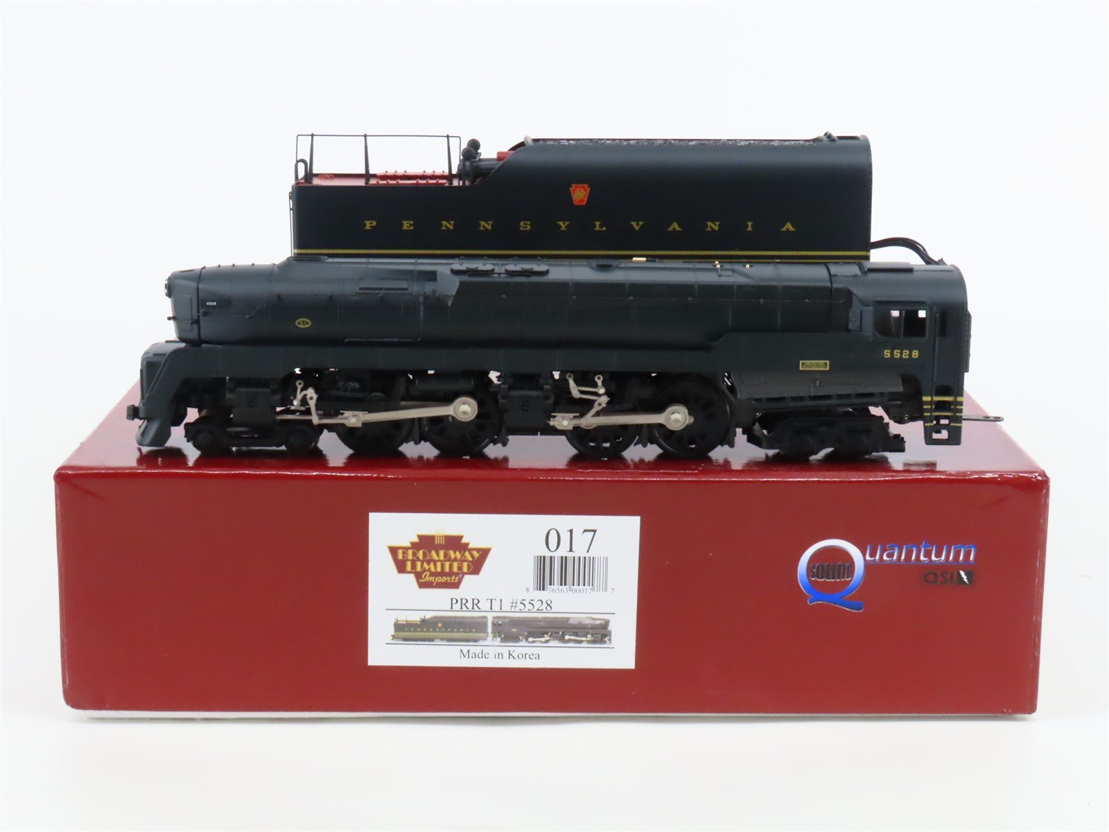 HO Broadway Limited BLI 017 PRR Railway T1 4-4-4-4 Steam #5528 wDCC & Sound