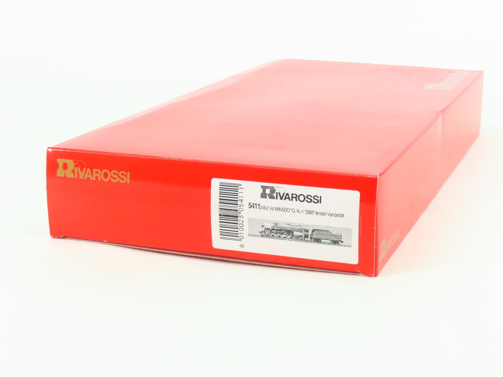 HO Scale Rivarossi 5411 GN Great Northern 2-8-2 Steam Locomotive #3385